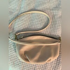 Opelle pale pink Leather Crossbody Bag